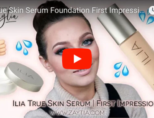 Ilia True Skin Serum Foundation First Impression & Review  | Dehydrated Skin